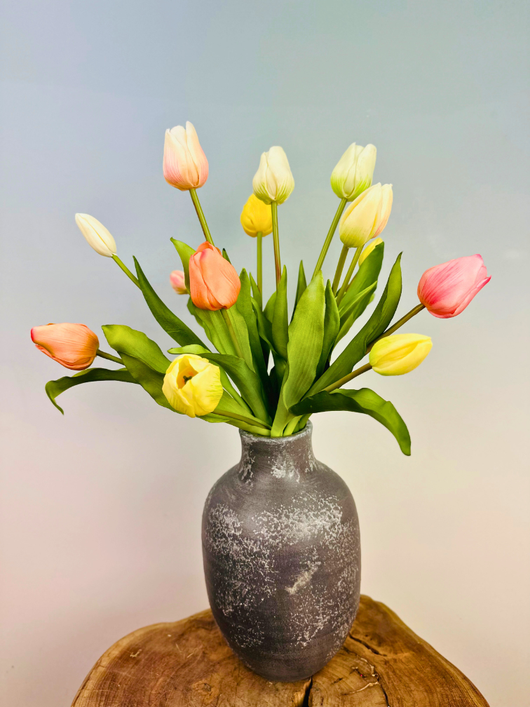 Kunstboeket "Nederlandse Pracht" - inclusief vaas