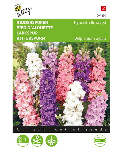 Buzzy® Delphinium, Ridderspoor gemengd