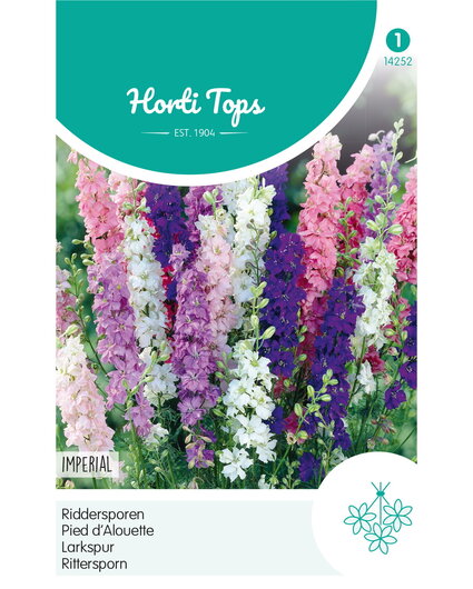 HT HT Delphinium, Ridderspoor Imperial Gemengd