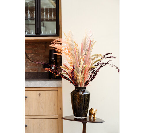 Droogbloemen boeket "Grey Indian Blush" | 80cm