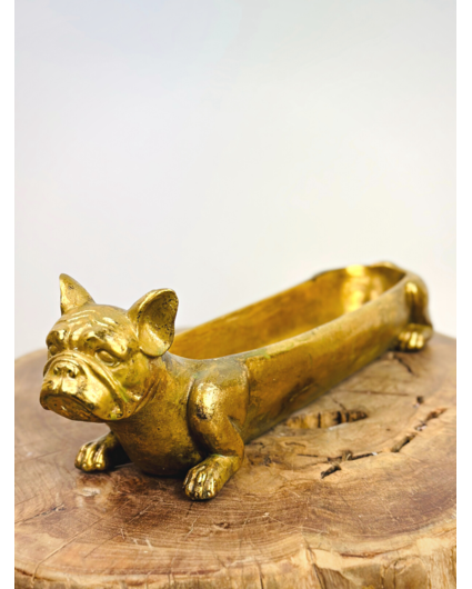 Gouden planter "Bulldog" | 37,5cm