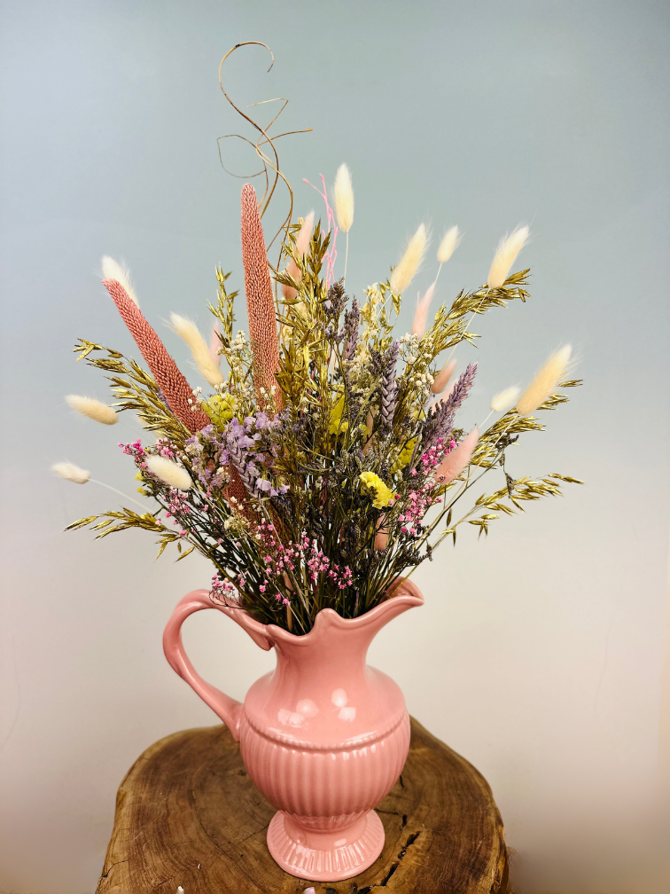 Droogboeket "Lorena's Pink Tea Party" | 60cm