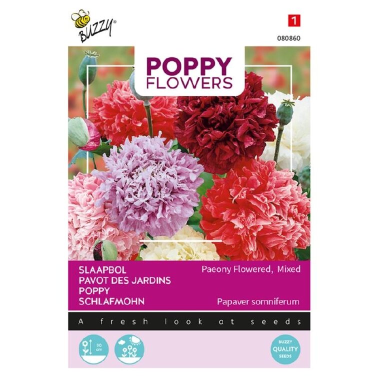 Buzzy® Poppy Flowers, Papaver Slaapbol