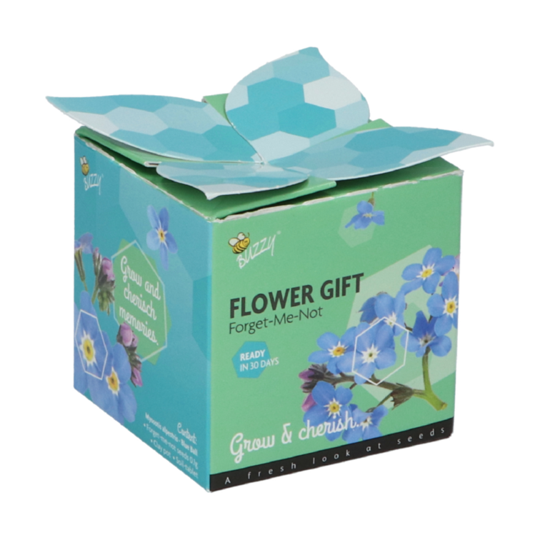 Buzzy® Grow Gifts deluxe 'vergeet-me-nietje' blauw