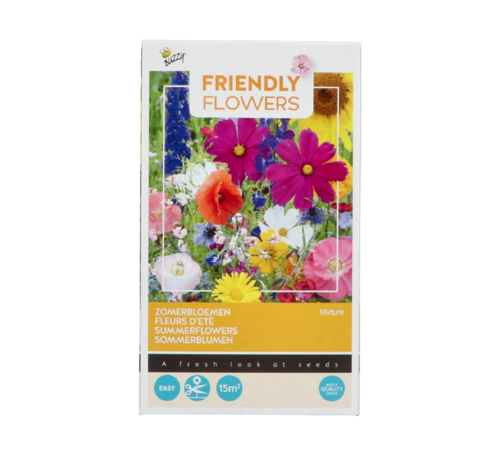 Buzzy® Buzzy® Friendly Flowers Zomerbloemen 15m²