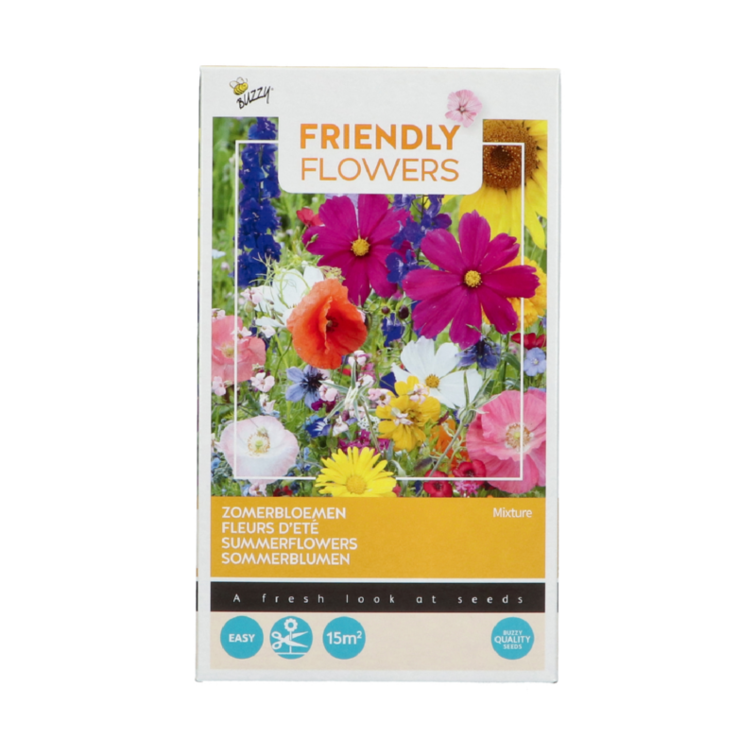 Buzzy® Friendly Flowers Zomerbloemen 15m²