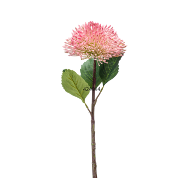 Zijden bloem "Sedum branch" spray pink | 43 cm