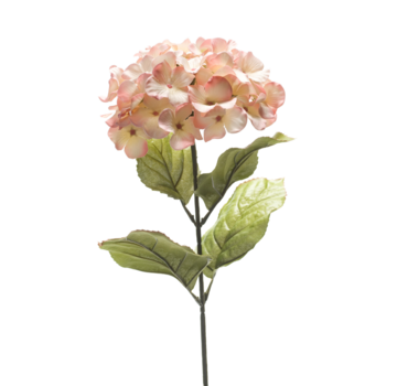 Zijden bloem "Hydrangea" Spray Pink | 65cm