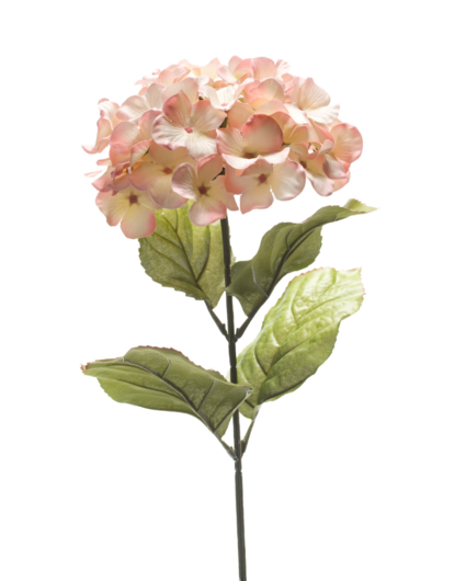 Zijden bloem "Hydrangea" Spray Pink | 65cm