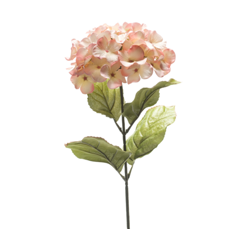 Zijden bloem "Hydrangea" Spray Pink | 65cm