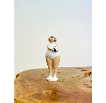Zomerse fat lady | 4x3,5x11,5cm