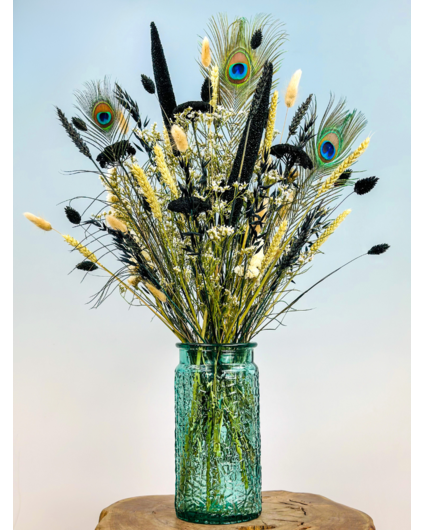 Droogboeket "Black Elegance" | 75 cm