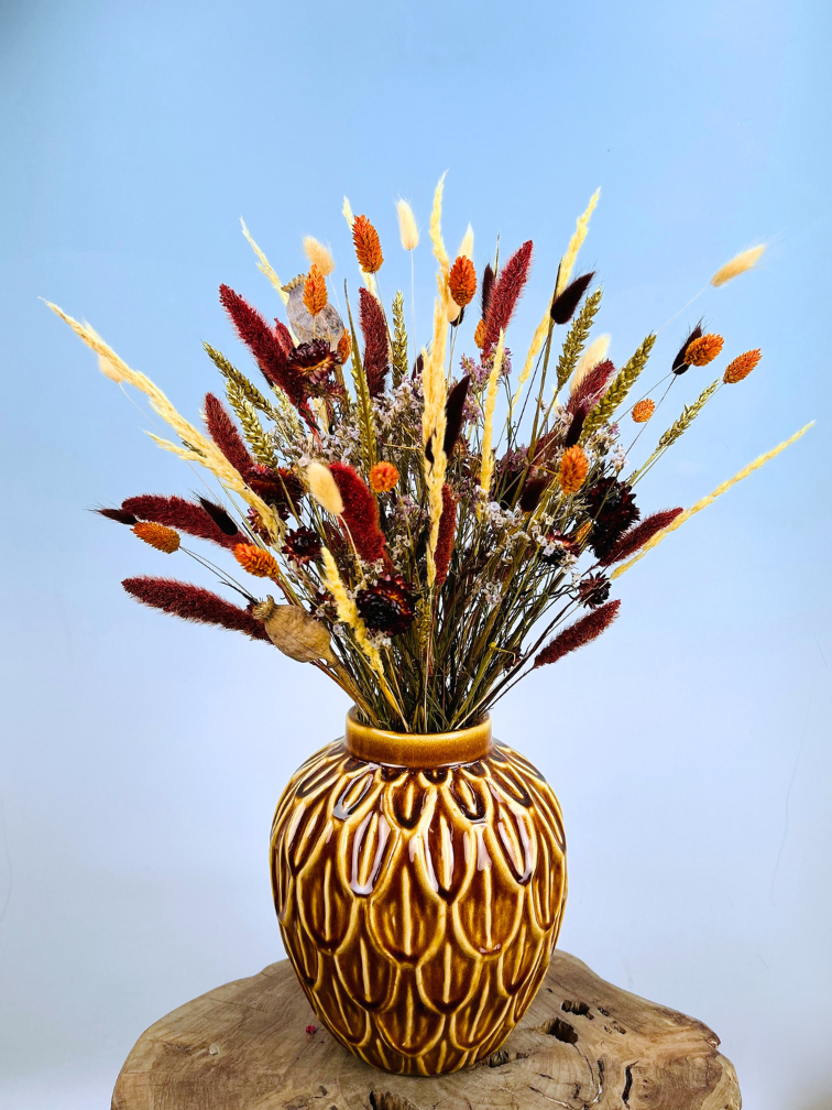 Droogbloemen boeket "Modest Fall" | 55cm