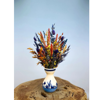 Droogboeket "Dutch Pride" - incl.  vaasje |  40cm