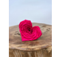 DIY | Longlife rozenkop | Hart - Fuchsia