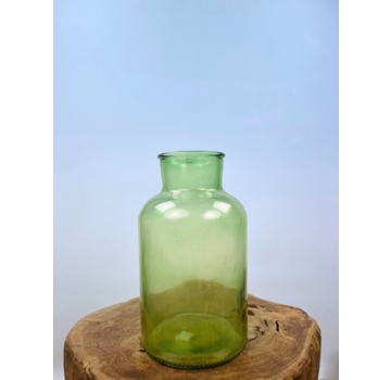 Melkfles vaas | "Groen" | ⌀17xH30cm