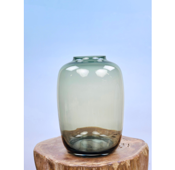 Vase the World |  Kara vaas "Grey" | ⌀25xH35cm
