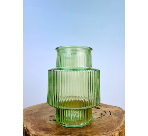 Vaas Lola "groen" - ⌀18xH25cm