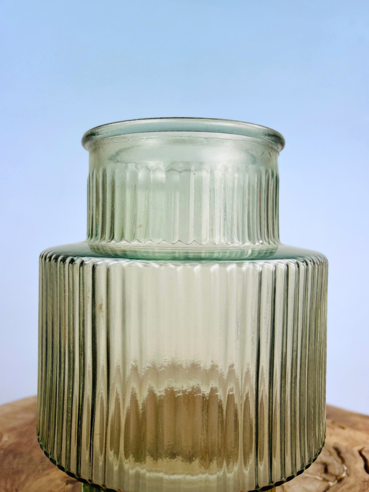 Vaas Lola "grijs" - ⌀18xH25cm