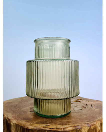 Vaas Lola "grijs" - ⌀18xH25cm