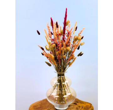 Droogboeket "Funky Friday" | Incl. vaas - 65 cm
