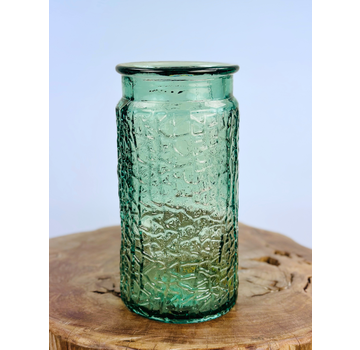 Vaas met structuur "Ecoglas" | ø12xH26cm