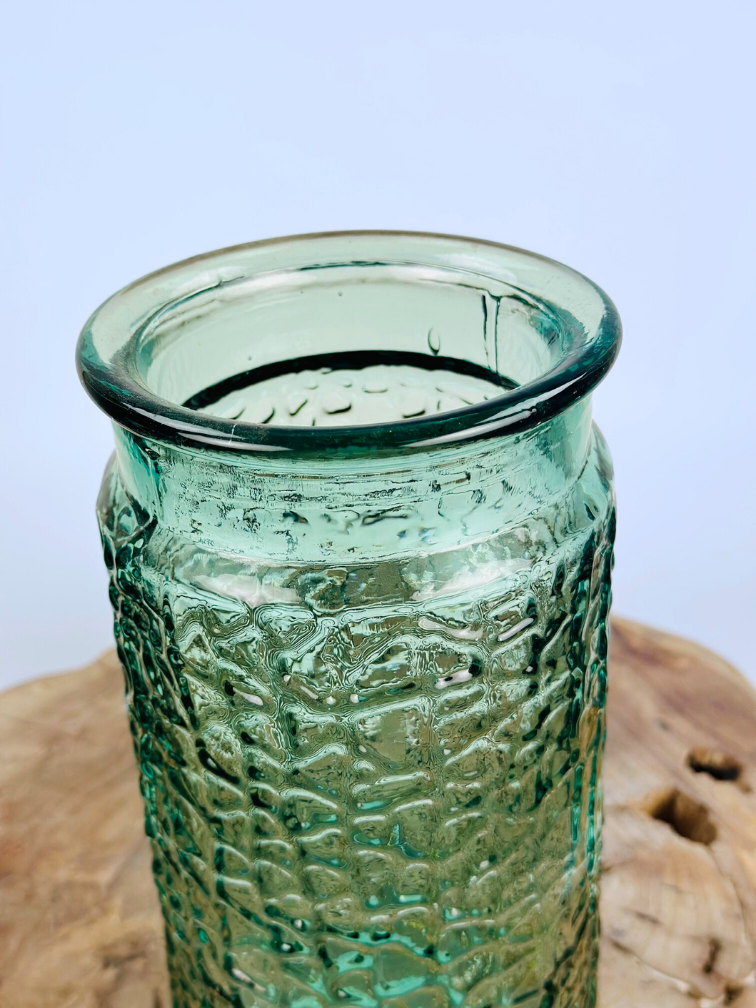 Vaas met structuur "Ecoglas" | ø12xH26cm