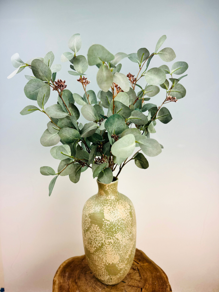 Luxe betonnen vaas - groen
