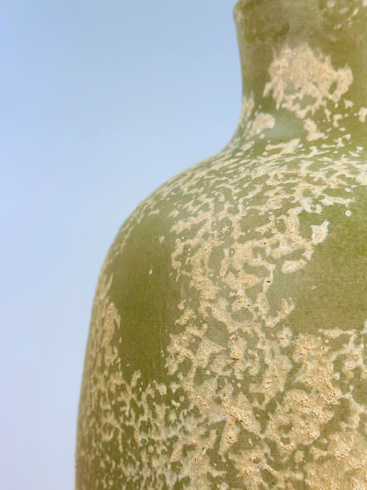 Luxe betonnen vaas - groen