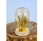 Stolp met droogbloemen "Large" - naturel
