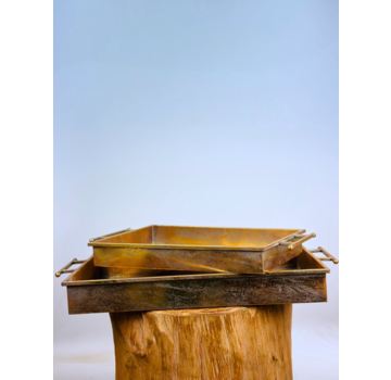 Dienblad 'Goud'  | Woondecoratie - twee maten