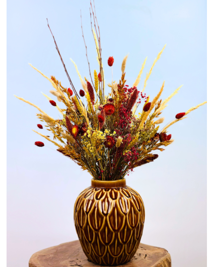 Droogbloemen boeket "Cheering Autumn" | 85cm