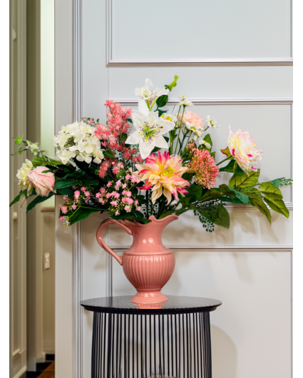 Zijden  boeket "Romantic Pink "  | 60cm