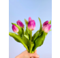 Kunst tulpen - lilac | 7 stuks