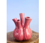 Trendy tulpenvaas "glanzend roze" | ⌀20xH25cm