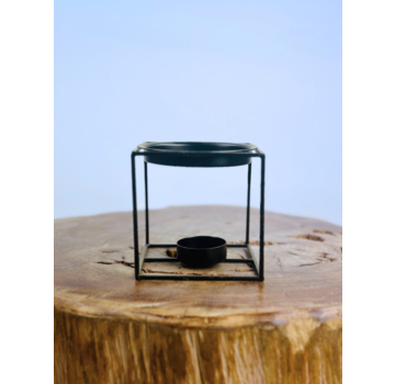 Amber brander square "black" | 10X10cm