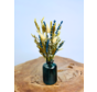 Droogbloemen boeket "Royal Blue" | incl. vaas