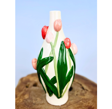 Dutch Tulips |  Red & Pink - 30cm