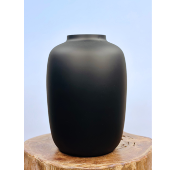 Vase The World | Artic "Matt Black" | ⌀25xH35cm