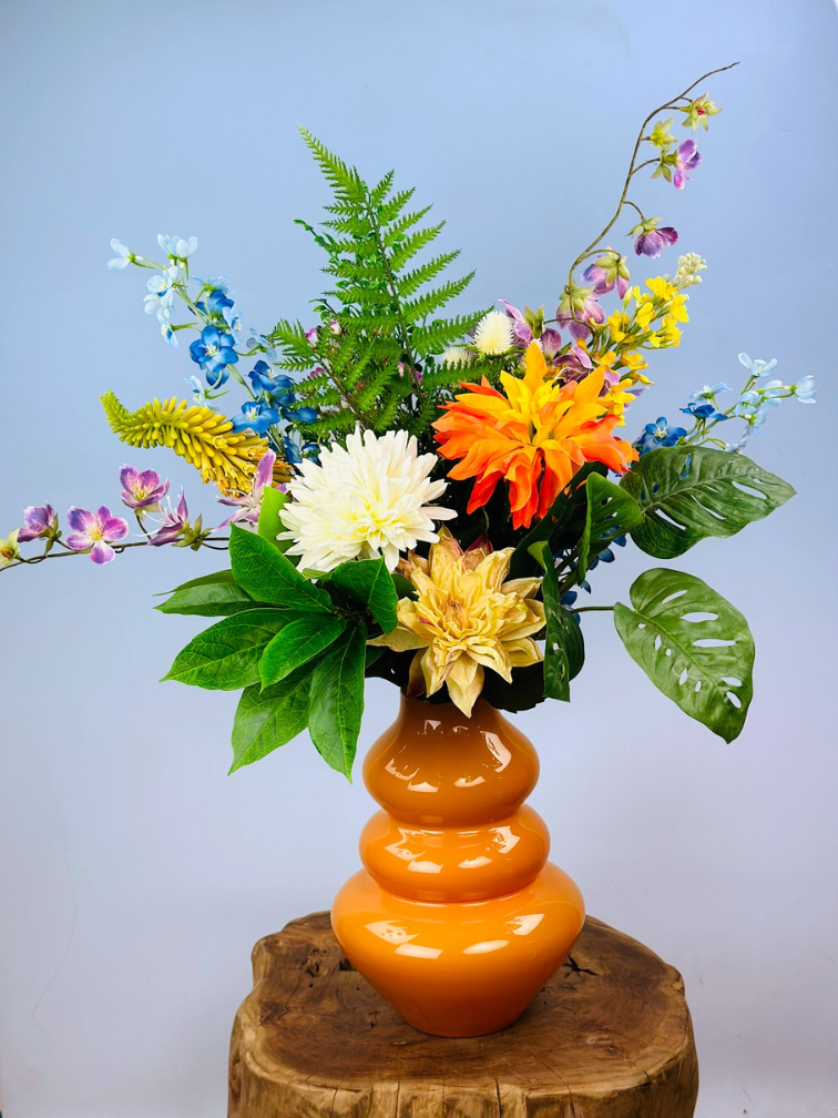 Zijden boeket "Flower Bomb"  | 65 cm