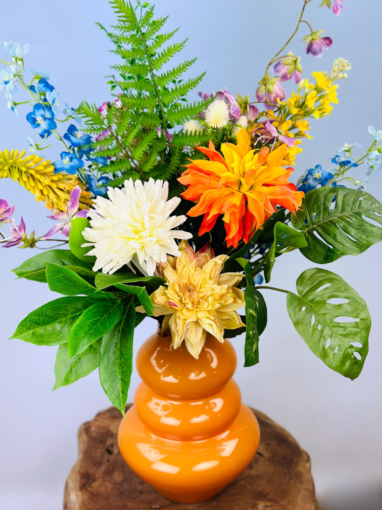 Zijden boeket "Flower Bomb"  | 65 cm