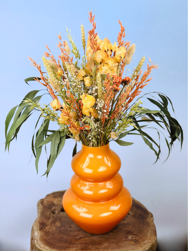 Donny vaas | Oranje |  ⌀ 22cm xH29 cm