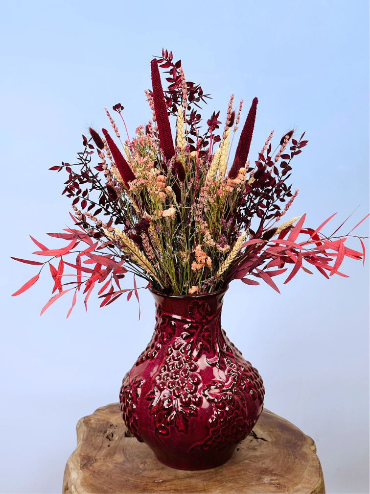 Tullia vaas | Red |  ⌀ 24cm x H27cm