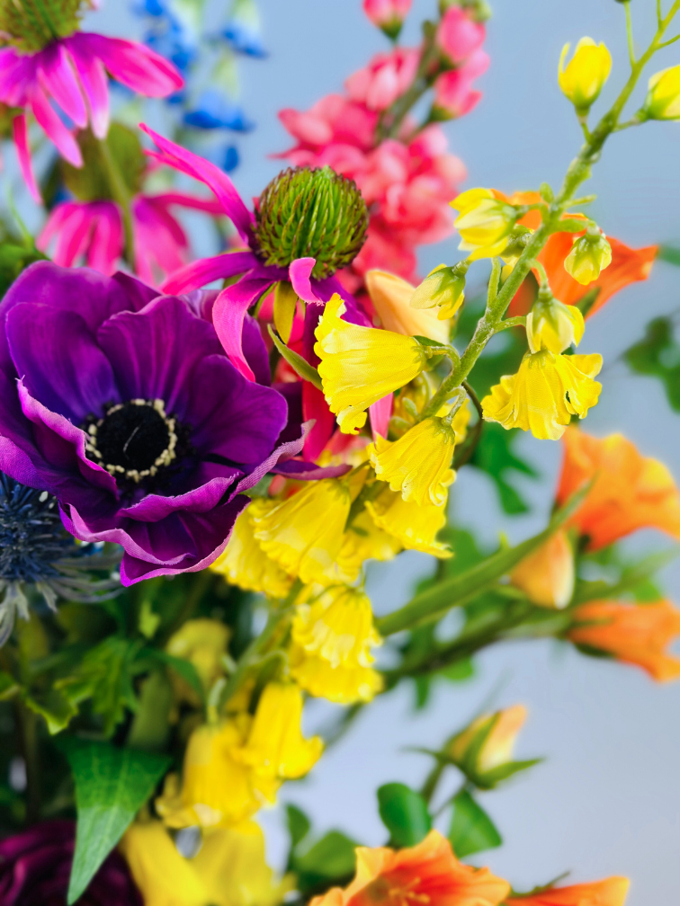 Zijden boeket "Flowery Beauty"  | 75cm