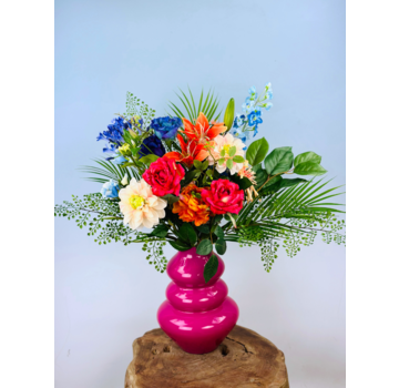 Zijden boeket "Luminous Colors"  | 75cm