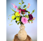 Zijden boeket "Opa's Bloementuin"  | 80 cm