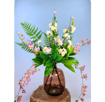 Zijdenbloemen boeket "Pink Fantasy" | 70cm