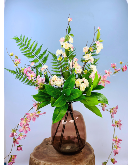 Zijdenbloemen boeket "Pink Fantasy" | 70cm