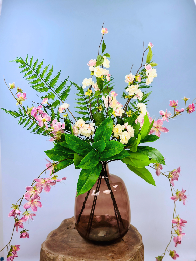 Zijden boeket "Pink Fantasy" | 70cm