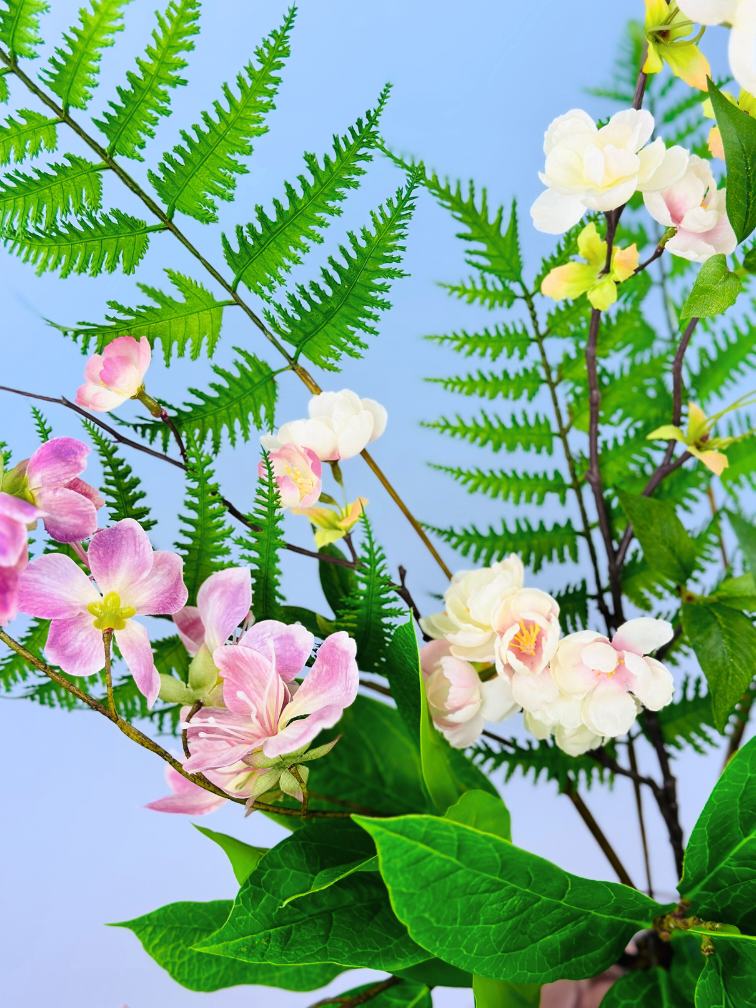 Zijdenbloemen boeket "Pink Fantasy" | 70cm